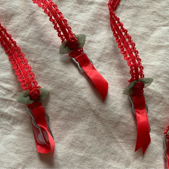 🌹 For Love & Lemons Red Rose Garter Belt 🌹 Limited Edition, NWT - Picture 4 of 7